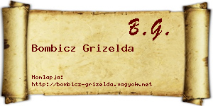 Bombicz Grizelda névjegykártya
